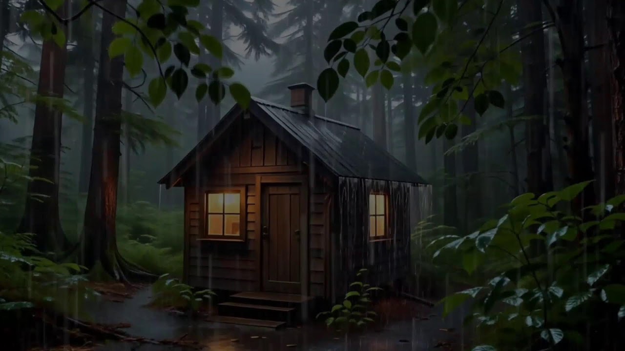 Sleep Instantly with Thunder & Rain⛈️ - No ads Heavy rain sounds for sleeping