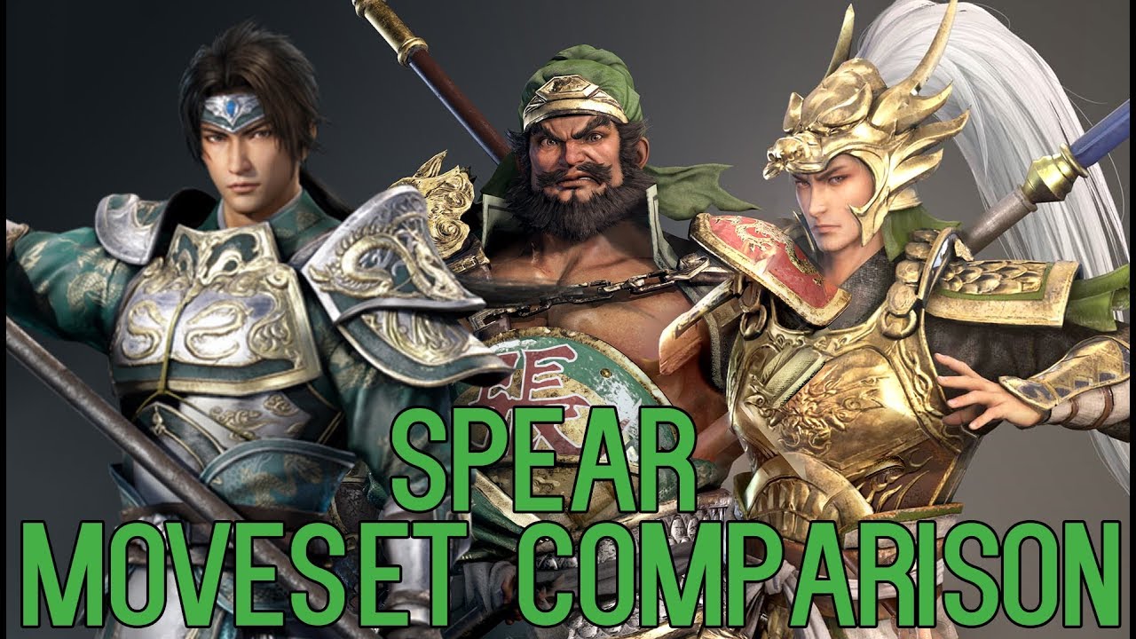 DYNASTY WARRIORS 9 Spear Moveset Comparison