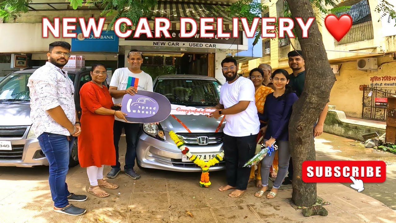 Finally Taking Delivery of My First Car ❤️ #newcar #delivery