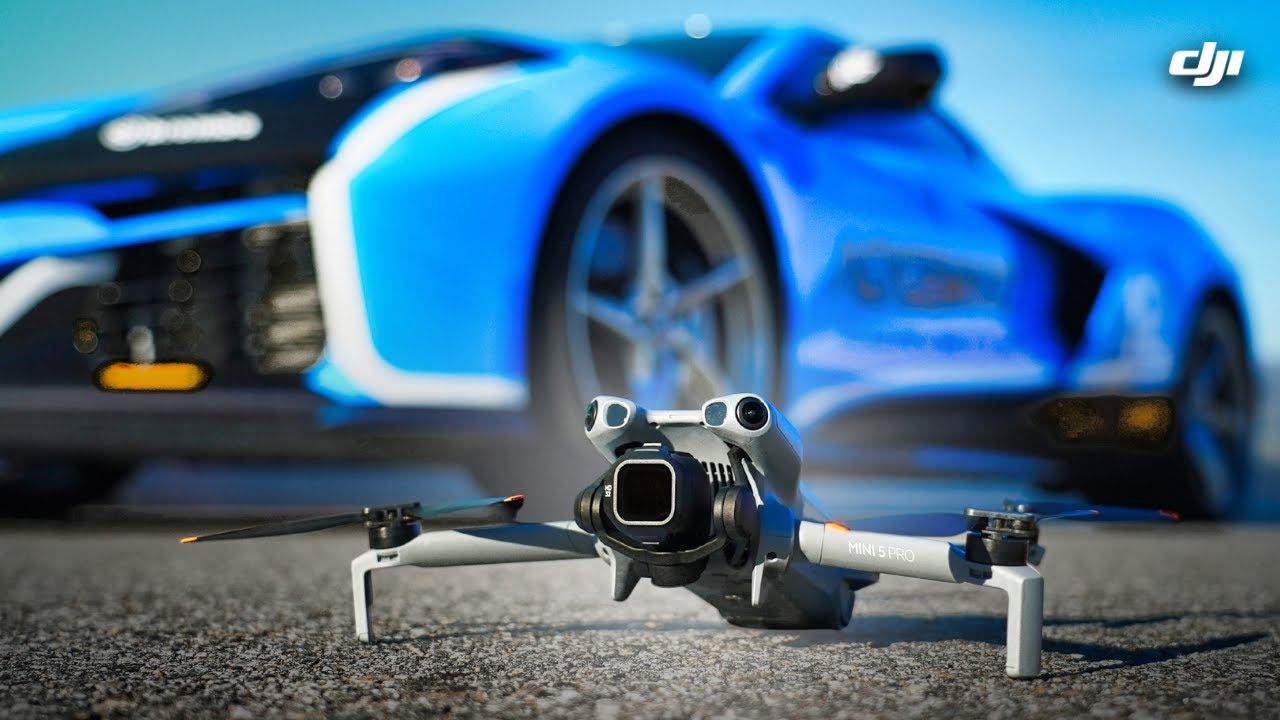 DJI MINI 5 PRO против SUPERCAR (кинематографический полет)