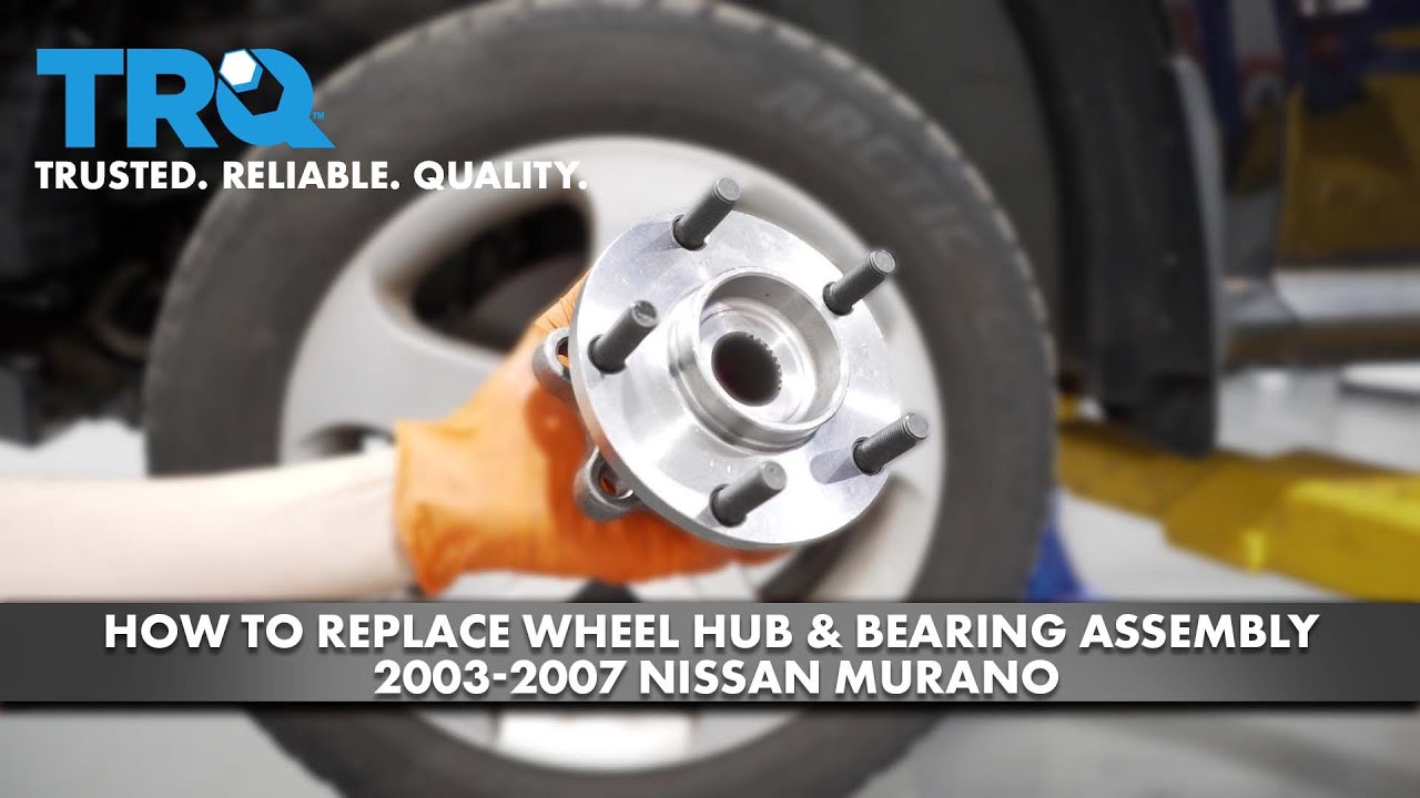 Как заменить ступицу колеса и подшипник в сборе на Nissan Murano 2003-2007 годов выпуска