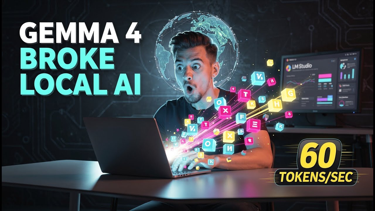 Google's Gemma 4 Just Broke AI Forever (60 Tokens/Second LOCAL!)