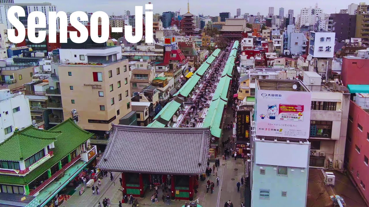 Walking around Asakusa Senso Ji in Tokyo