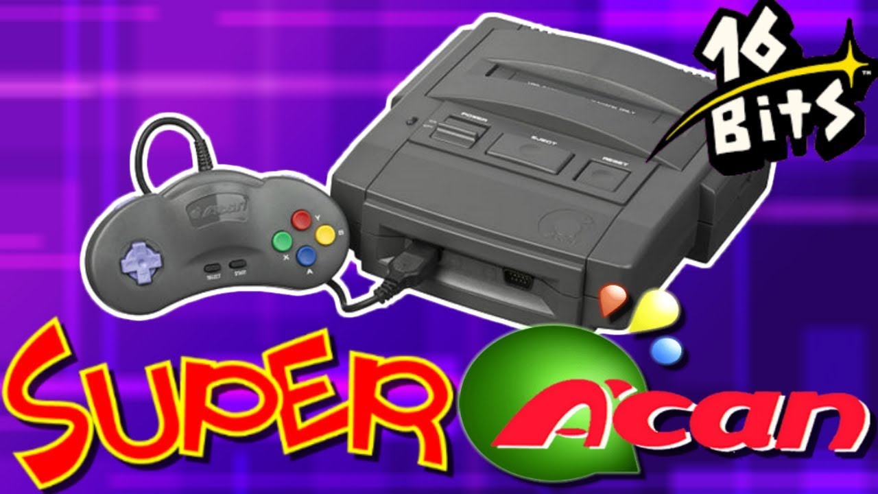 LA CONSOLA DE 16 BITS MAS EXTRAÑA! (1995) Funtech Super A'Can