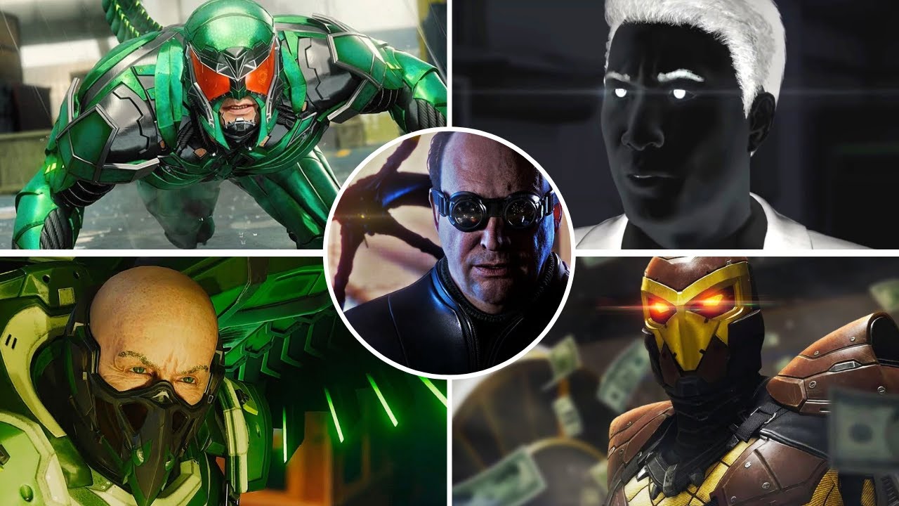 TODOS OS CHEFES DE MARVEL SPIDER MAN PS4 | DUBLADO PT BR