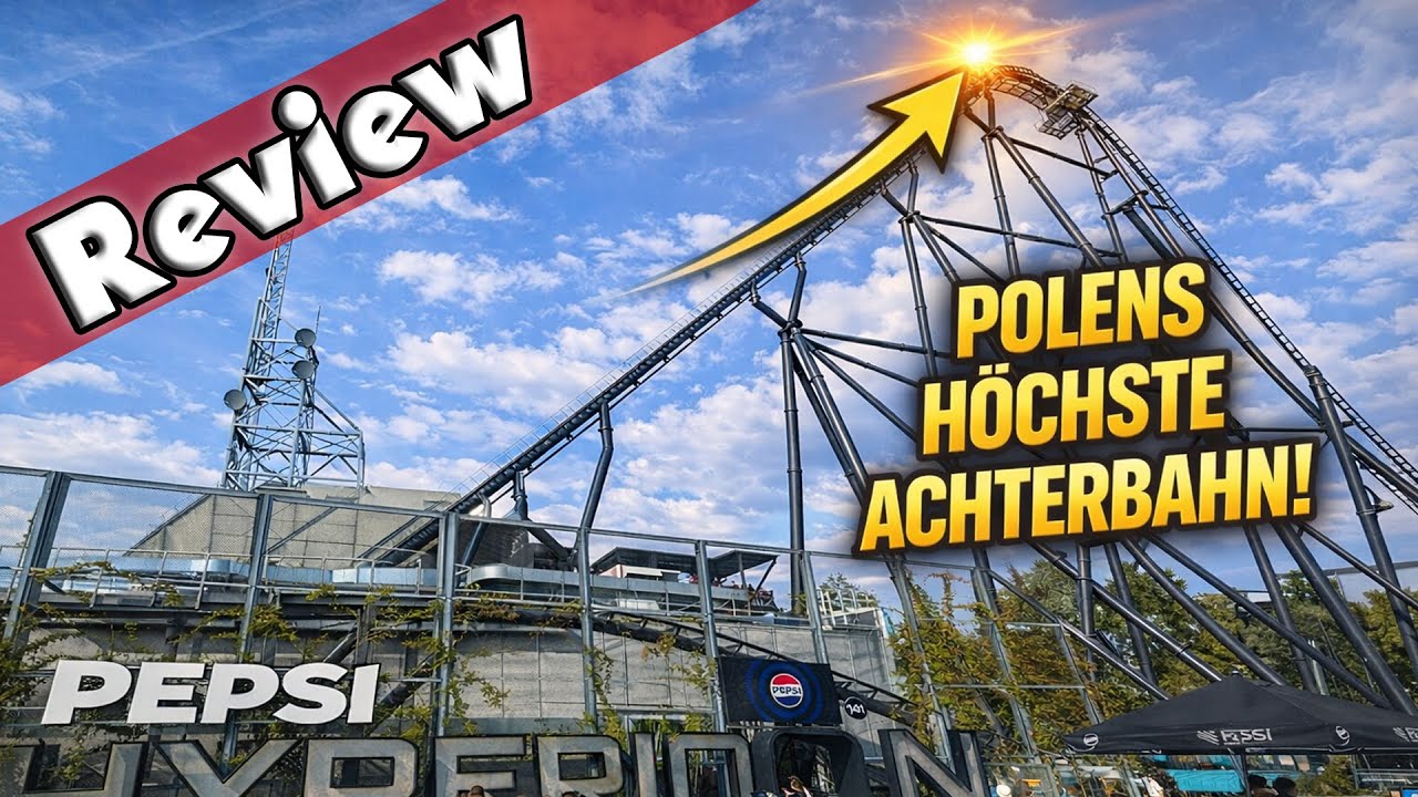 Polens höchste Achterbahn!🎢 Hyperion im Energylandia [REVIEW]
