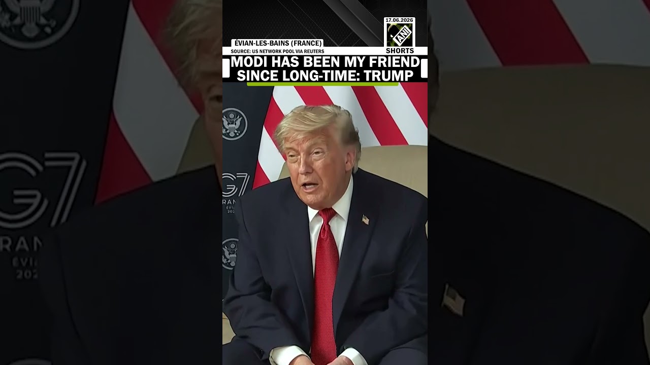 &ldquo;Friend since long-time&rdquo; US President Donald Trump praises bond with PM Modi on side-line of G7