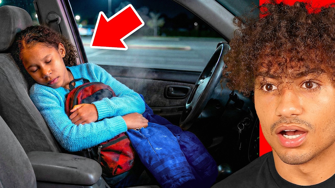 POOR GIRL HAS TO SLEEP IN CAR!