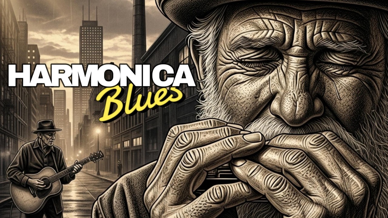 Real Mississippi Blues | Old School Guitar & Harmonica blues | Midnight Delta Blues