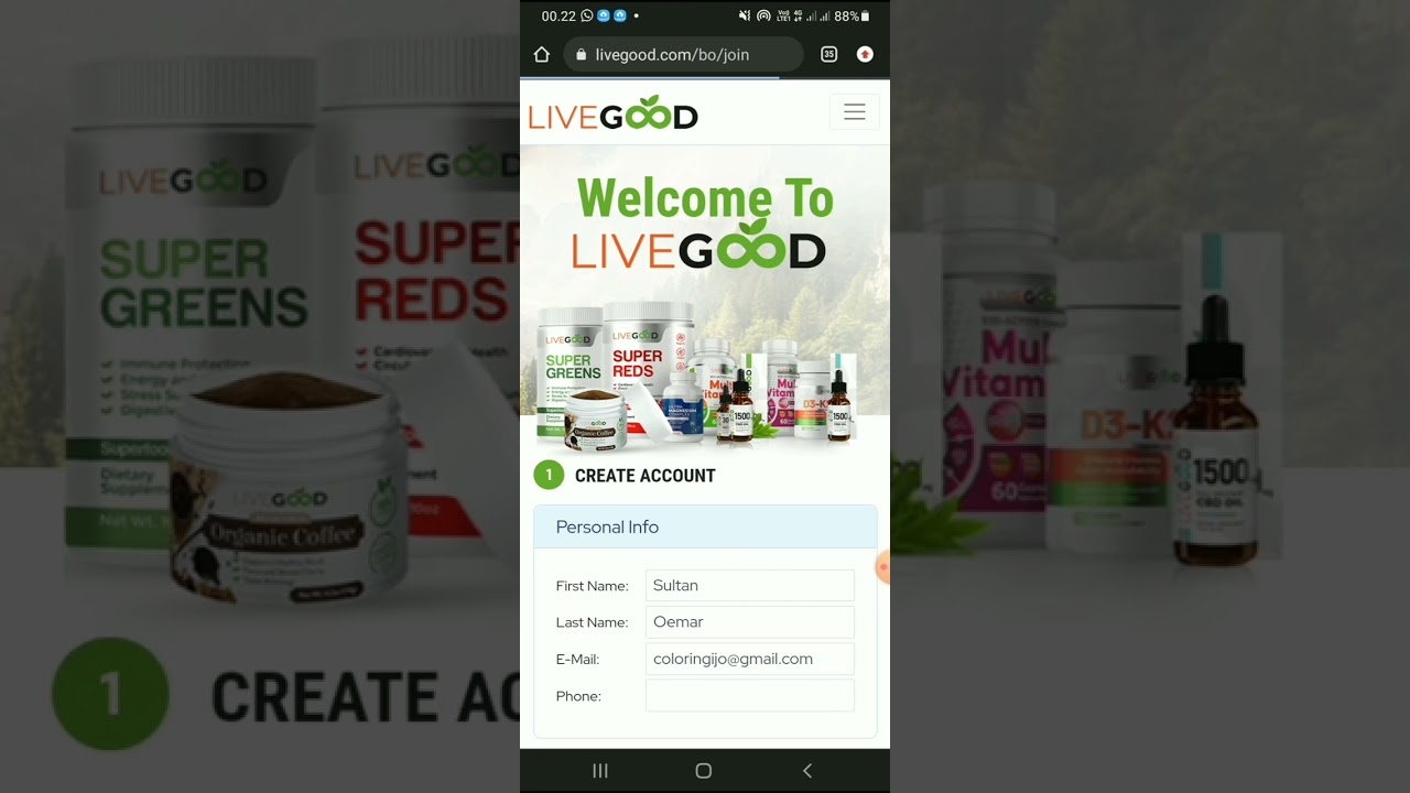 CARA DAFTAR DAN DEPOSIT DI LIVEGOOD MLM PRODUCT KESEHATAN YANG AKAN BOOMING JOIN $50 GET $2000 /BLN