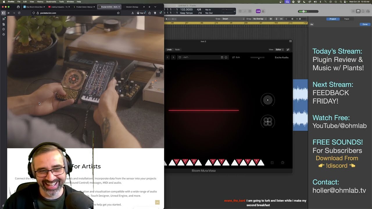 ✨Plugin Review: Bloom Mura Masa + Making music with plants and the new Pocket Scion synth! 🌿