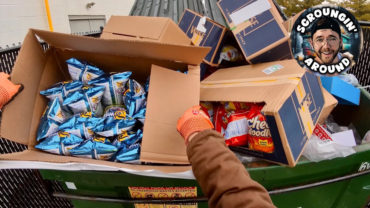 Dumpster Diving “Cases & Cases of CHIPS!”