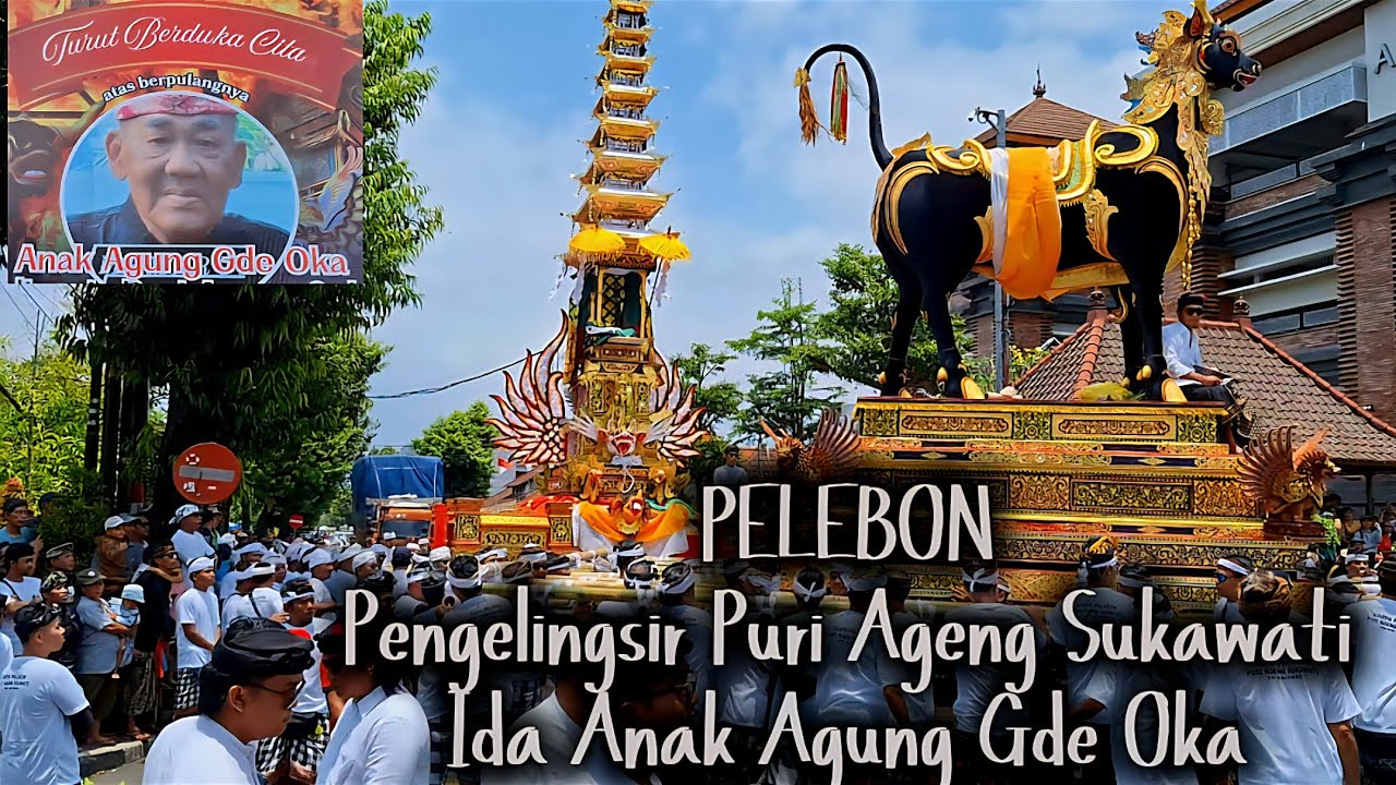29 September 2025, Puncak Pelebon‼️ Penglingsir Puri Ageng Sukawati IDa Anak Agung Gede Oka