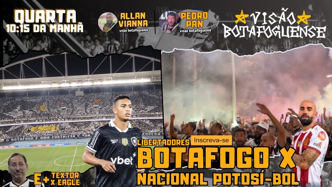 Botafogo Agora - Libertadores BFR x NPO - BOL