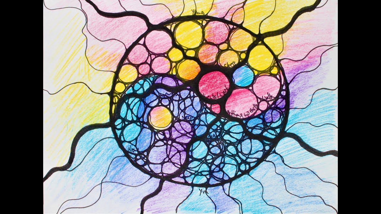 Finding Balance with Yin and Yang - NeuroGraphica Drawing Process