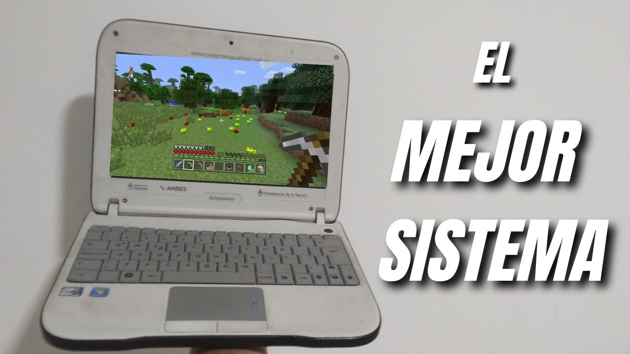 el MEJOR SISTEMA para jugar MINECRAFT en la PEOR NETBOOK DEL GOBIERNO (G3) | Minecraft en Windows XP