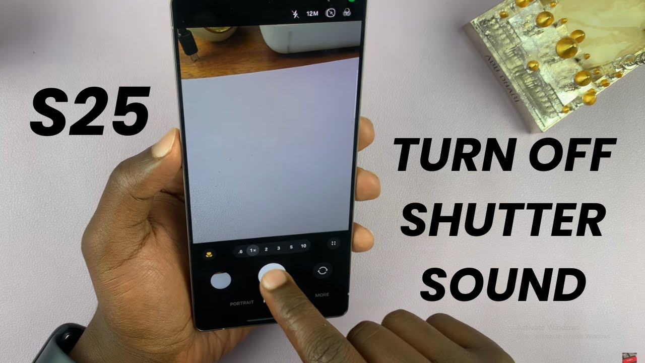 How To Turn OFF Camera Shutter Sound On Samsung Galaxy S25/S25 Ultra