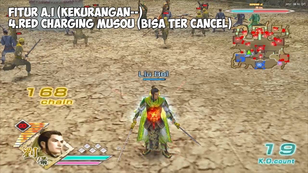 DYNASTY WARRIORS 6 LIU BEI VERSI A.I GAMEPLAY REVIEW