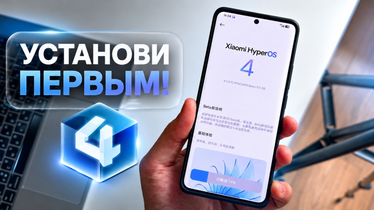 HyperOS 4 БЕТА - как установить раньше всех на Xiaomi, Redmi, Poco?