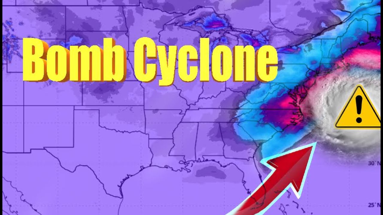 RARE Bomb Cyclone Exploding This Weekend - Major Impacts Ahead.