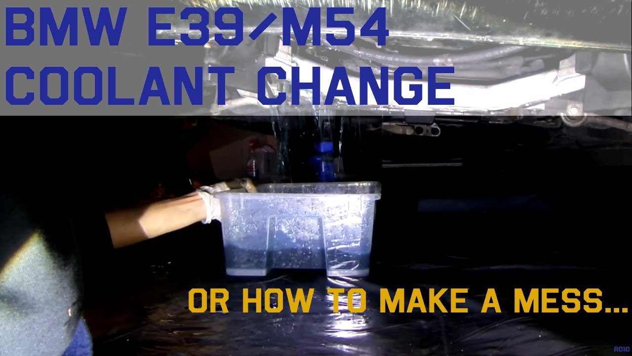 💦 [BMW E39/M54] Coolant Change (Regular Change Prevents Corrosion!)