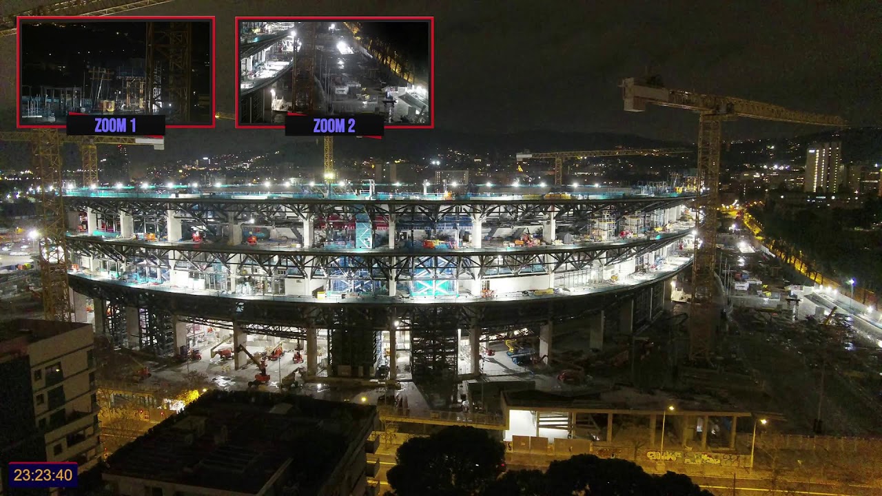 Emissió en directe 4K! 21/01/26 de Las Obras del Camp Nou!