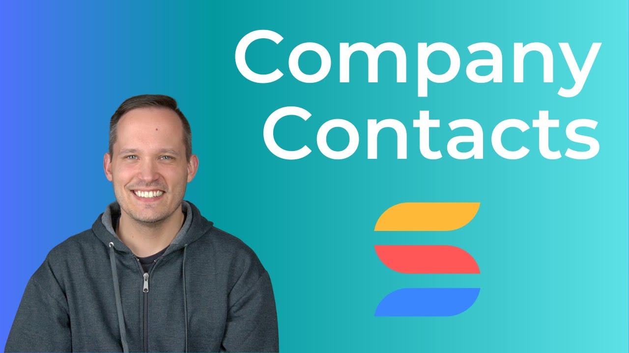 Manage Company Contacts with SmartSuite (Association Tables)