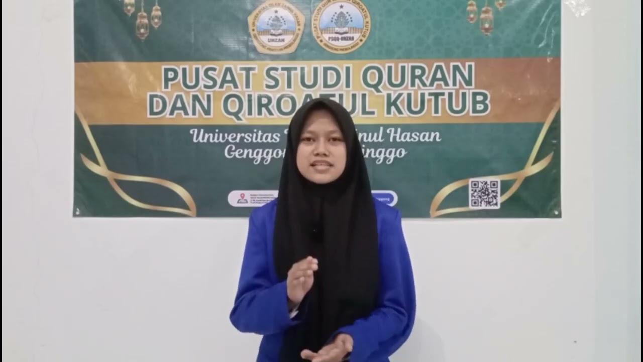 Uji publik PSQQ kitab Bab nahwu sebanyak 8 tematik oleh perwakilan kelas 1F Prodi PAI. 