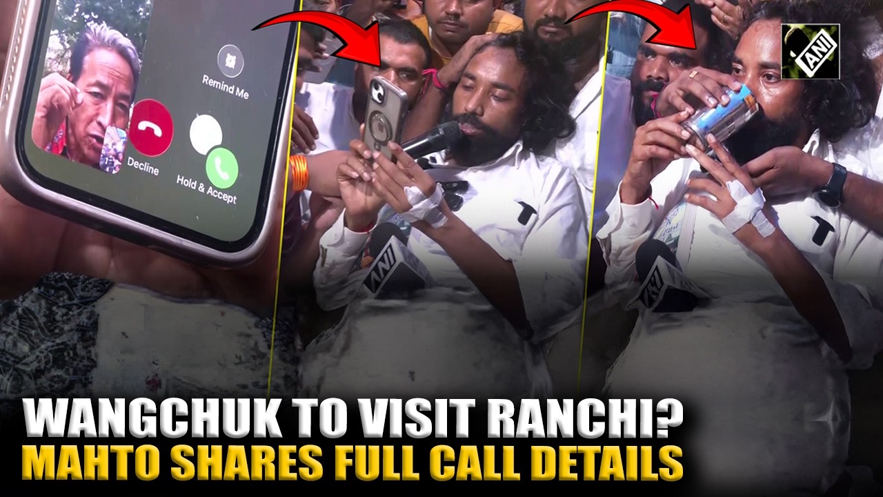 &ldquo;Urged him to visit Jharkhand&hellip;&rdquo; JLKM&rsquo;s DN Mahato shares full details of call with Sonam Wangchuk