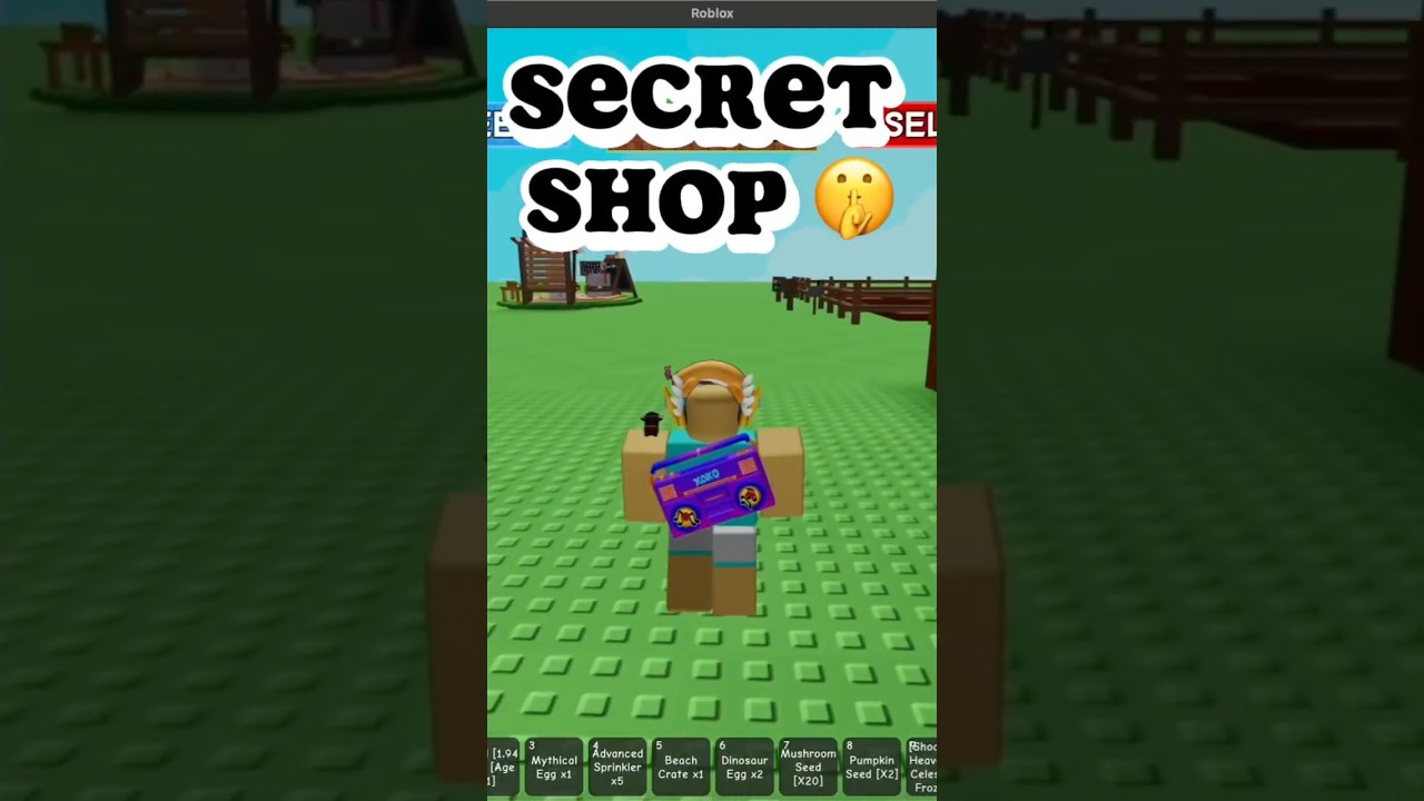 🤫SECRET SHOP 2025 WITH BONE BLOSSOM GROW A GARDEN?!
