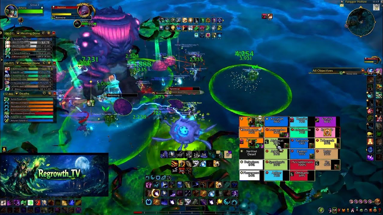 Heroic Rotmire | Sporefall Raid ⚔️ Resto Druid POV | WoW Midnight: Revelations 12.0.7