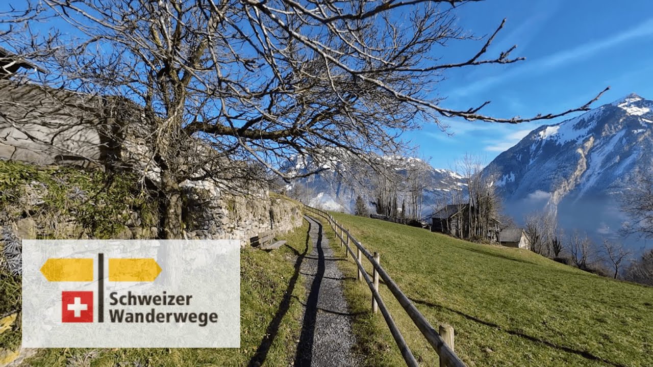 Panorama-Wanderweg ✅ Bauen Richtung Seelisberg (R&uuml;tli) 2024 | Weg der Schweiz 🇨🇭