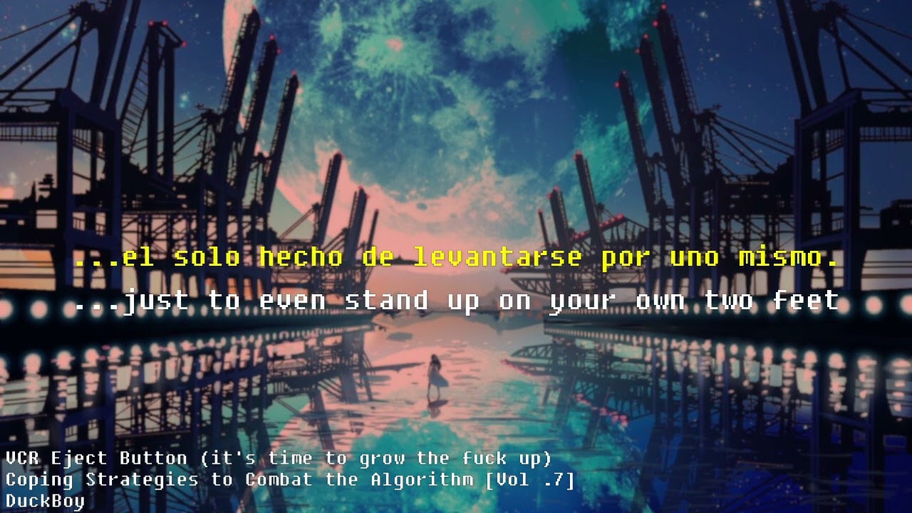 VCR Eject Button (it's time to grow the fuck up) Lyrics Espa&ntilde;ol