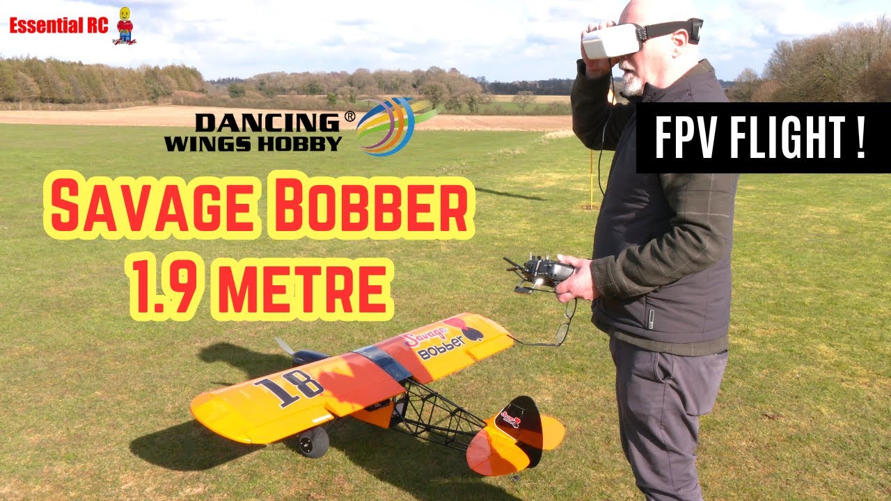 HEAD TRACKED FPV FLIGHT ! DW HOBBY 1.9M Savage Bobber BUSH PLANE