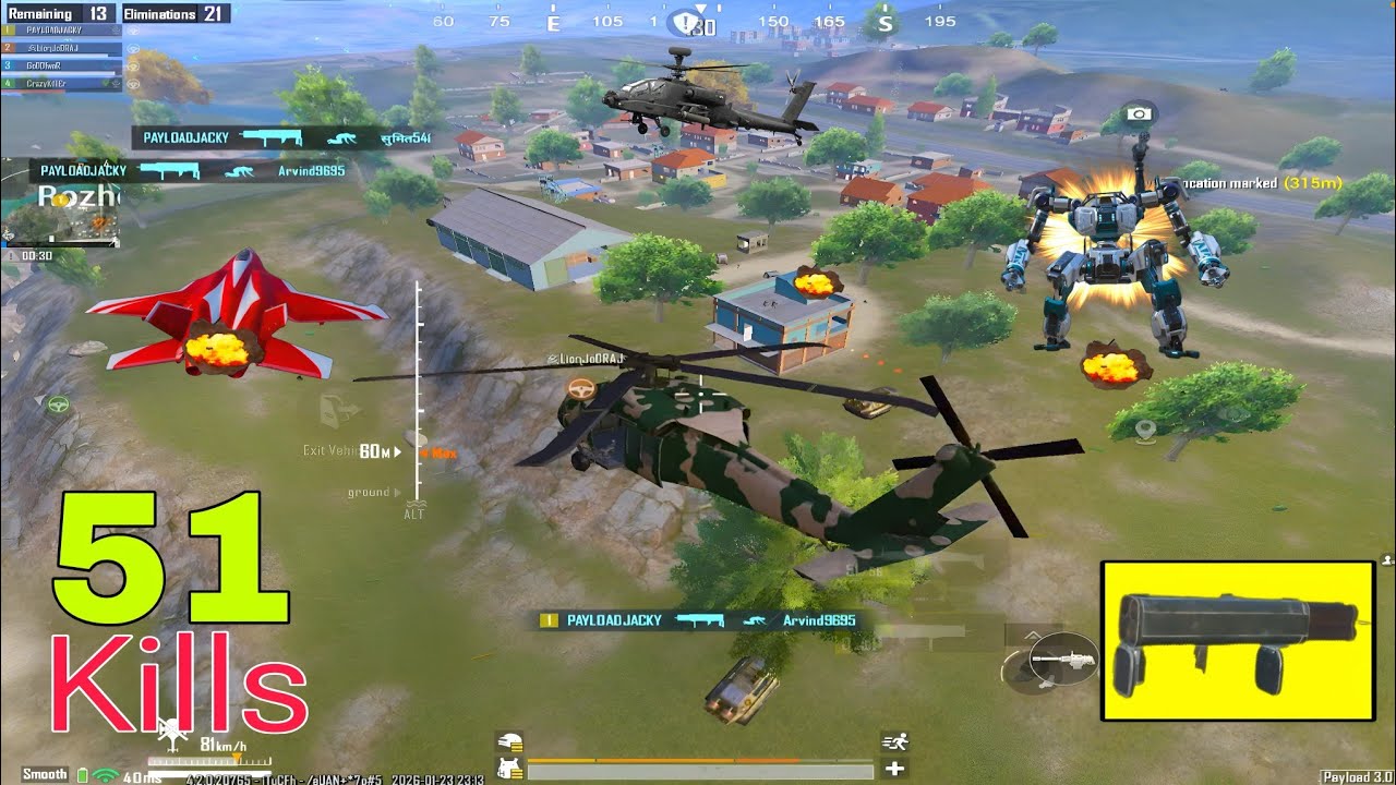 Use IQ 99999 Killed 51 Enemies in payload 3.0🔥