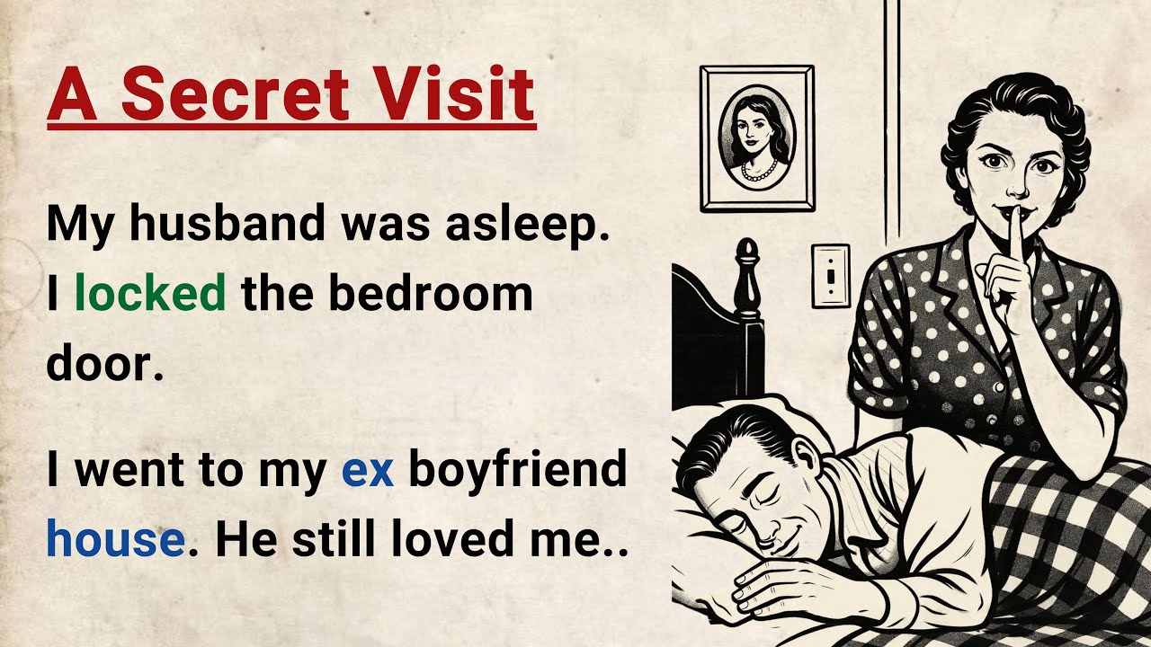 Learn English through Stories Level 3 ⭐ A Secret Visit - Improve your English | English Audio Story