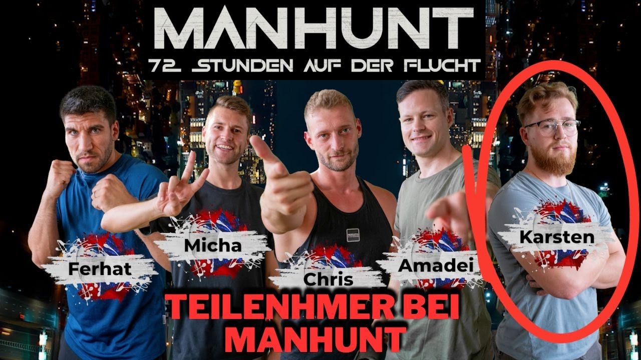 Ich werde 72 STUNDEN von 5 KOPFGELDJÄGERN👮‍♀️VERFOLGT und GEJAGT🥷MANHUNT: Die HÄRTESTE MENSCHENJAGD🏃