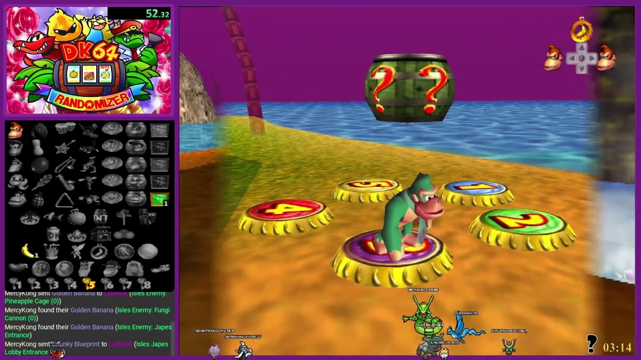 Donkey Kong 64 Archipelago Randomizer | Enemy Rando with @IHaveNoMercy4U_
