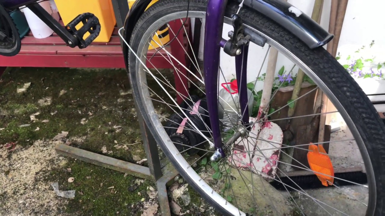 Fahrrad Vorderrad ausbauen MTB Trekkingbike Laufrad montieren und demontieren Anleitung