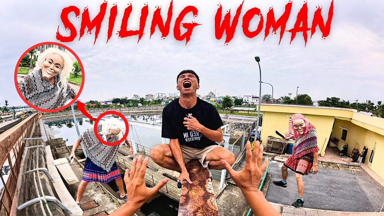 ESCAPING SMILING WOMAN 23.0 | Parkour Pov Horror Film | By B2F Viet Nam
