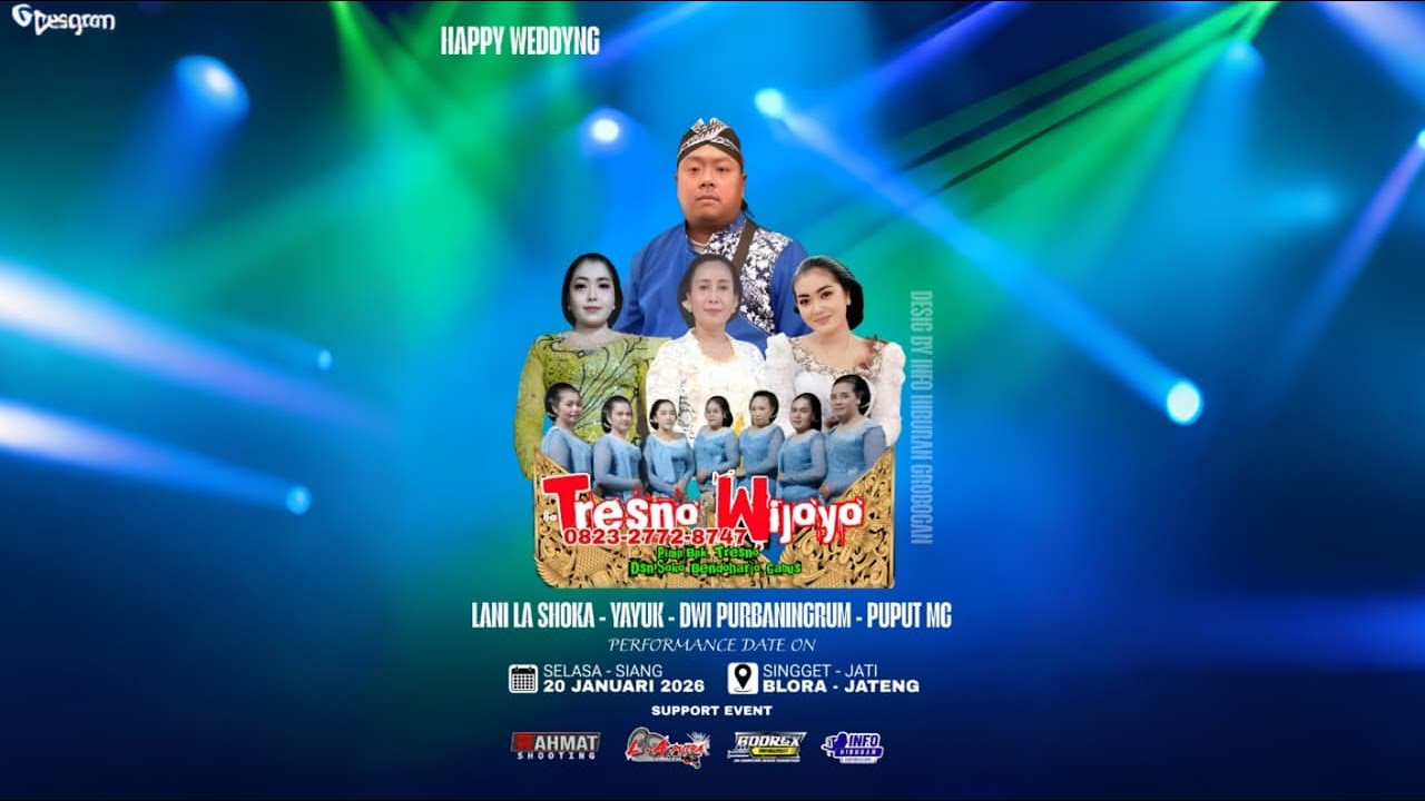 🔴LIVE SENI KRAWITAN TRESNO WIJOYO- WEDDING *SURIS & FATIMAH* PTRI BPK.DARNO - Dk.SINGGET - LA AUDIO