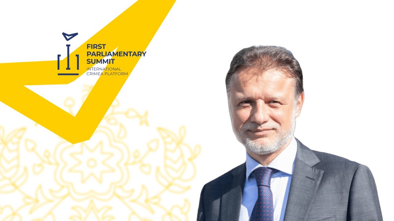Gordan Jandroković at the plenary session of the First Parliamentary Summit of the Crimea Platform