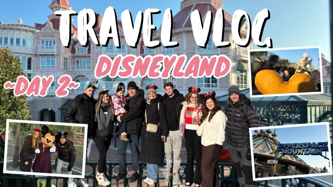 Day 2 at Disneyland Paris | Rides, Characters, Snow & Birthday Magic! ✨🎢