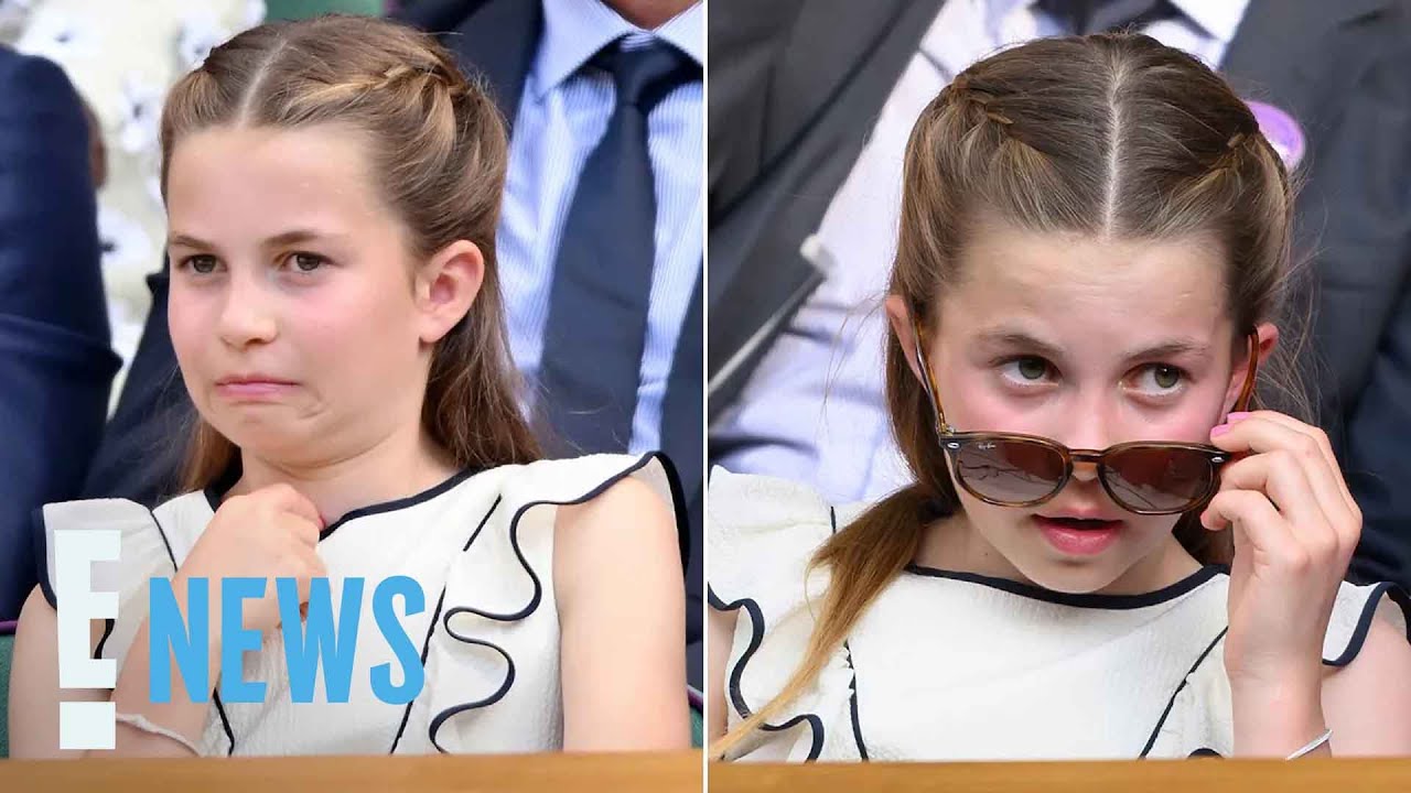Princess Charlotte's Reactions Steal the Show at Wimbledon | E! News
