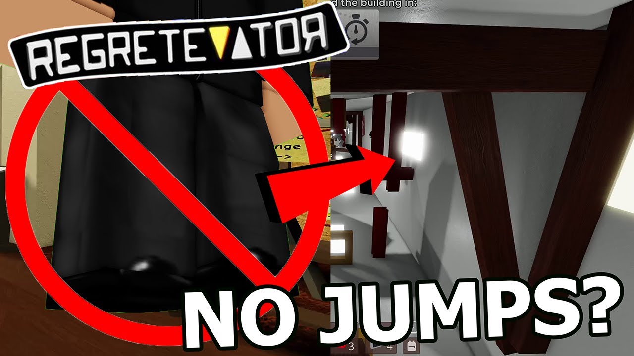 How Much Floors Possible To Survive with NO JUMPS in REGRETEVATOR?