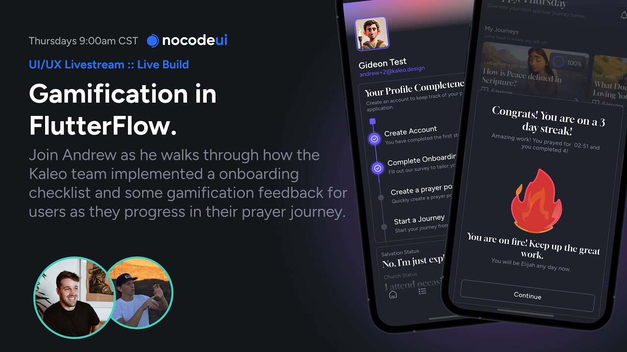 Gamification in FlutterFlow -- How to build experiences that drive engagement.
