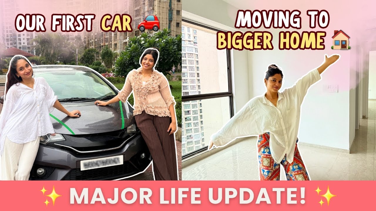 Our *First Car* & Moving Into A Bigger Home Vlog 🥹🚗🏠