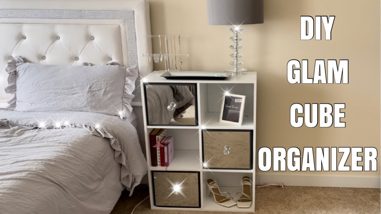 QUICK AND EASY! DIY GLAM CUBE ORGANIZER| TIK TOK TREND