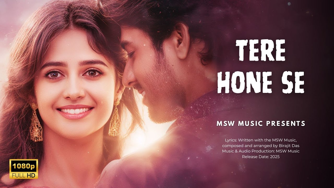 🎵 TERE HONE SE | Bollywood Romantic Song 2025 | MSW Music Hindi Presents 🎵