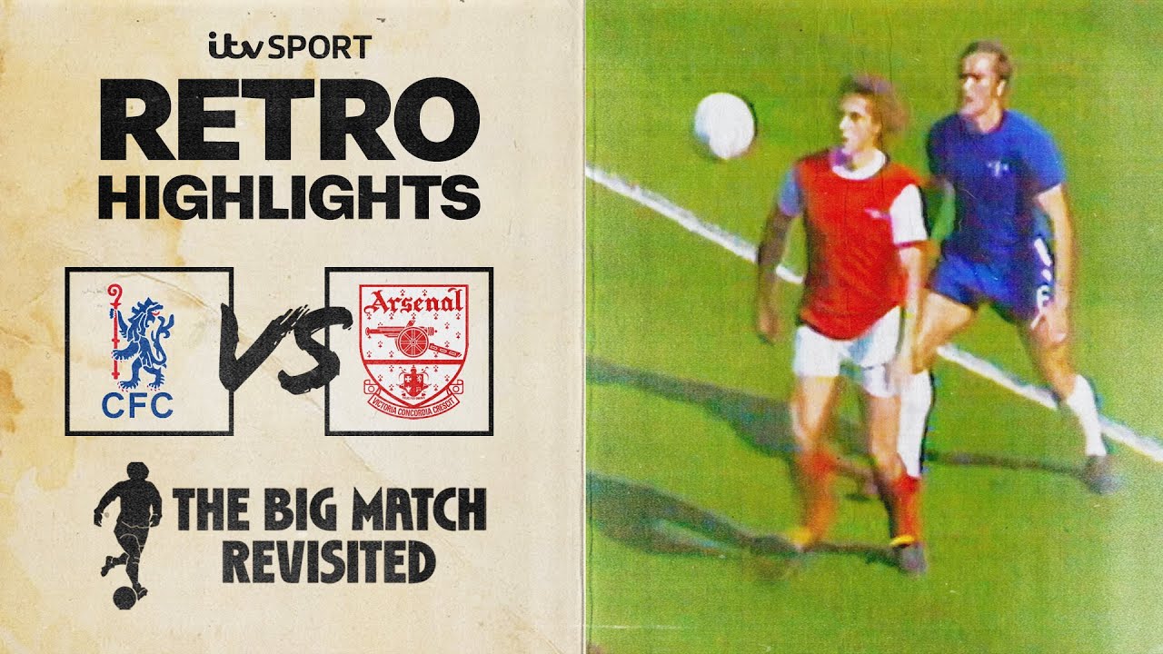 RETRO HIGHLIGHTS: Chelsea vs Arsenal | September 1974 | The Big Match Revisited